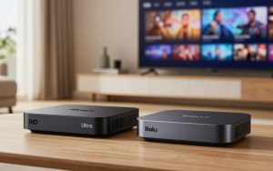 TV box for IPTV streaming, live channels, and movie apps