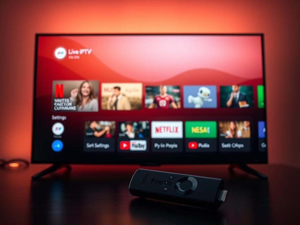 Firestick4K IPTV Interface