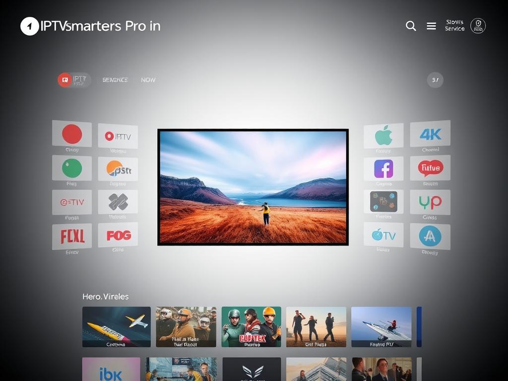 IPTV Smarters Pro User Interface