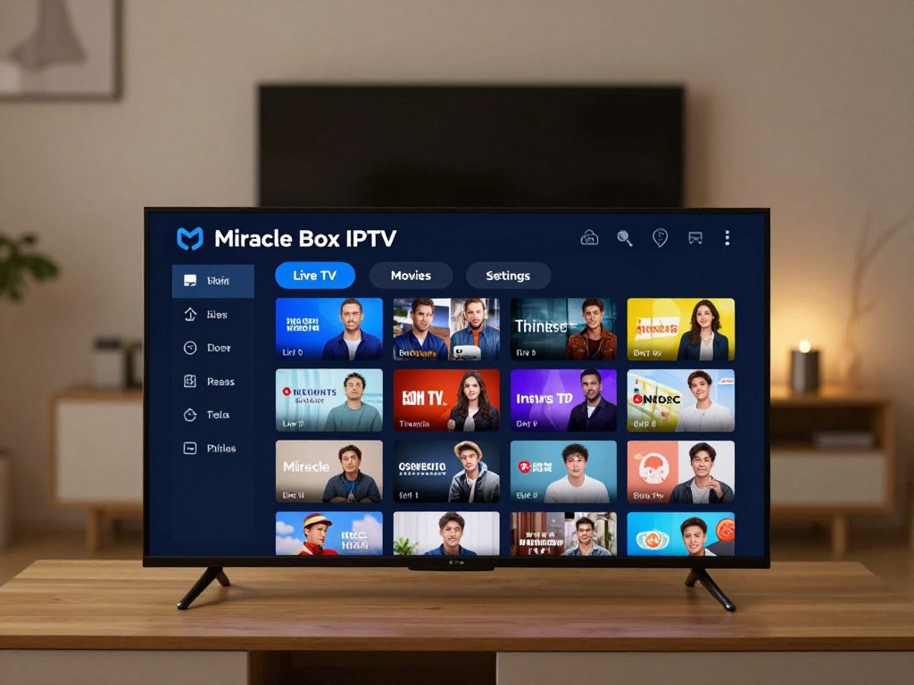 Miracle Box IPTV User Interface