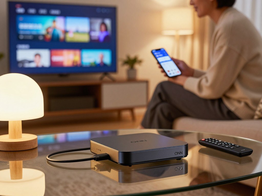 onn tv box setup process