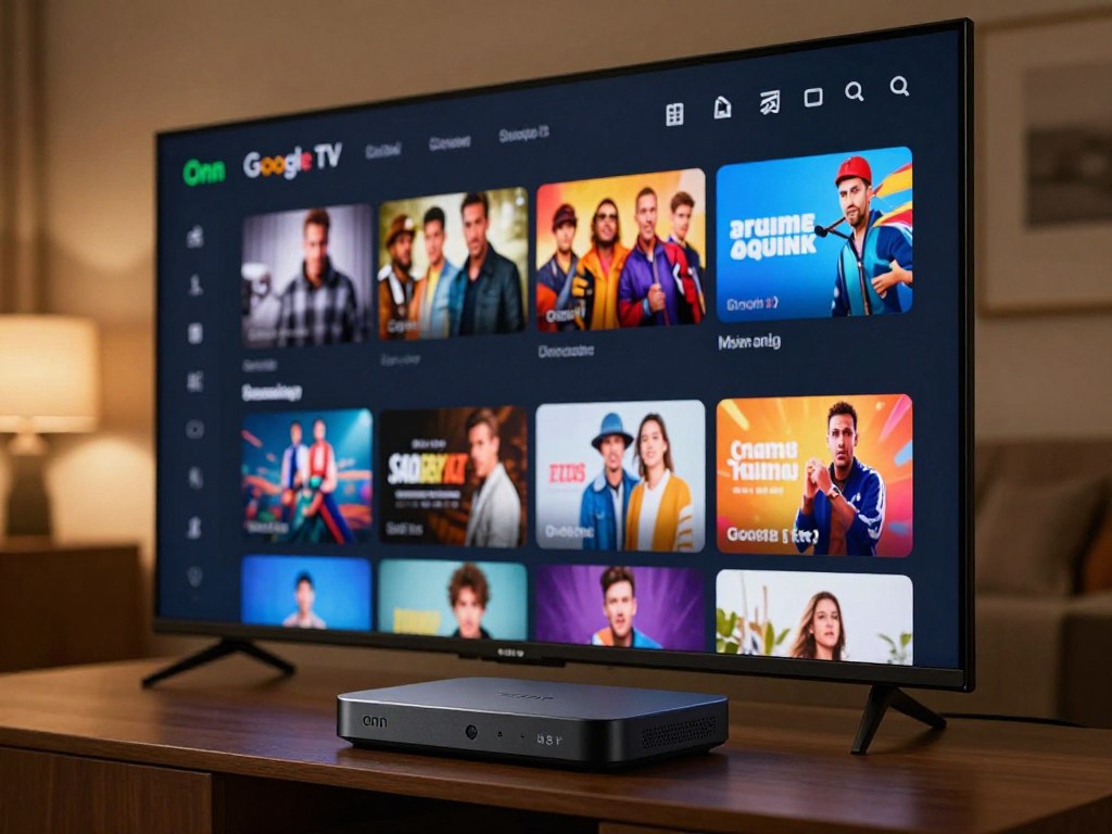 Onn Google TV 4K Streaming Box Interface Onn Google TV 4K Streaming Box Interface